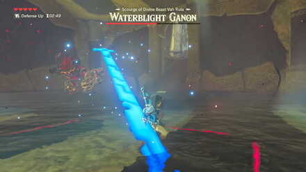 The Legend of Zelda Breath of the Wild (BotW) Waterblight Ganon Spear Throw