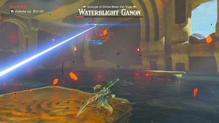 The Legend of Zelda Breath of the Wild (BotW) Waterblight Ganon Laser