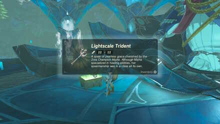 The Legend of Zelda Breath of the Wild (BotW) Getting Lightscale Trident