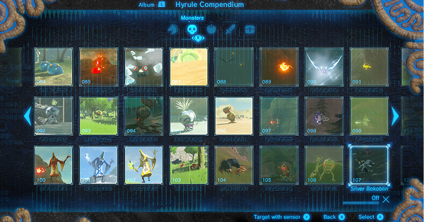 How to Complete the Hyrule Compendium  Zelda: Breath of the Wild (BotW 