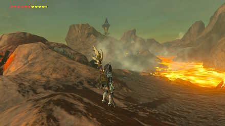 The Legend of Zelda Breath of the Wild (BotW) Going to Eldin Tower