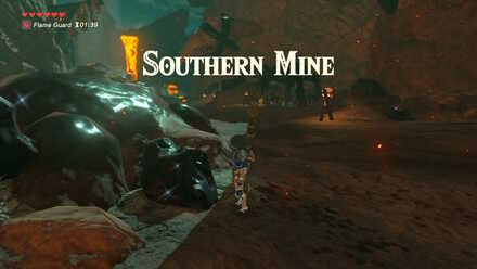 The Legend of Zelda Breath of the Wild (BotW) Reaching Southern Mine