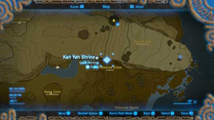 Kah Yah Shrine Map