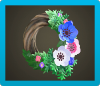 Cool Windflower Wreath Image