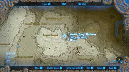 Keeha Yoog Shrine Map