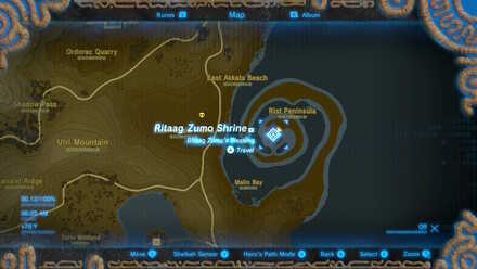 Ritaag Zumo Shrine Map