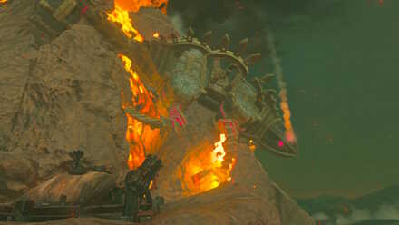 The Legend of Zelda Breath of the Wild (BotW) Shooting Vah Rudania 1