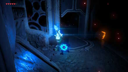 The Legend of Zelda Breath of the Wild (BotW) Lighting lantern in Vah Rudania Second Room