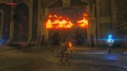 The Legend of Zelda Breath of the Wild (BotW) Burning Wooden Plank