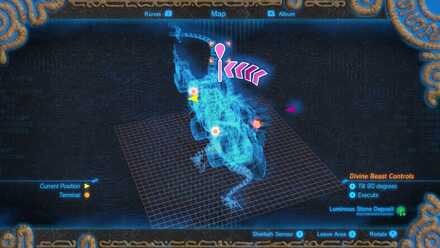 The Legend of Zelda Breath of the Wild (BotW) Rotating Vah Rudania