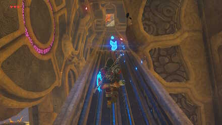 The Legend of Zelda Breath of the Wild (BotW) Going Up Vah Rudania Ramp