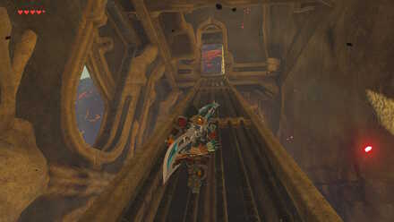 The Legend of Zelda Breath of the Wild (BotW) Going Up Vah Rudania Ramp