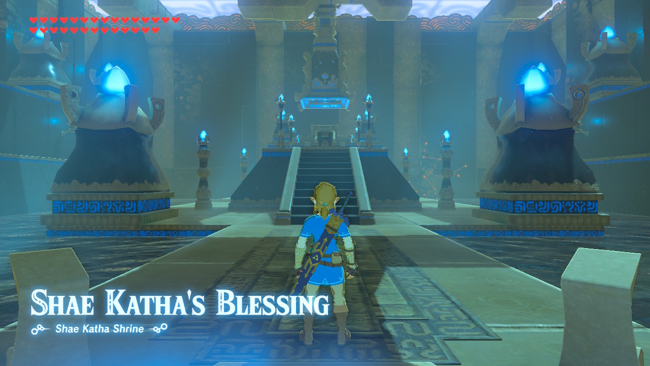 Shae Katha Shrine Walkthrough Location and Puzzle Solution Zelda