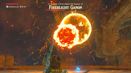 The Legend of Zelda Breath of the Wild (BotW) Fireblight Ganon Big Fireball