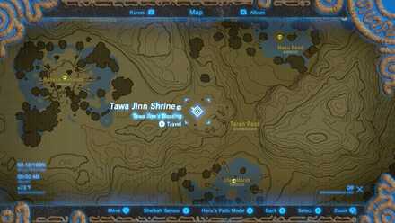 Tawa Jinn Shrine Map