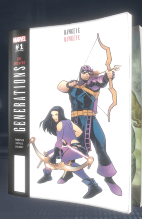 Generations: Hawkeye & Hawkeye (2017) #1 (Variant)