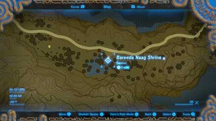 Bareeda Naag Shrine Map