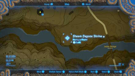 Sheem Dagoze Shrine Map