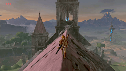 BotW - Reach the Old Man at the Temple