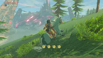 The Legend of Zelda Breath of the Wild (BotW) North of Hyrule Castle