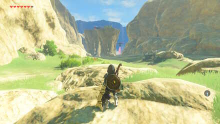 The Legend of Zelda Breath of the Wild (BotW) Guardian Skywatchers in Tabantha