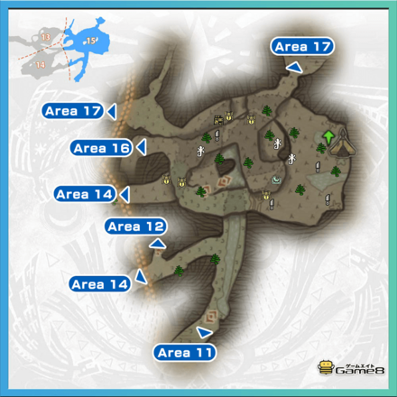 Ancient Forest Maps and Materials | Monster Hunter World (MHW)｜Game8