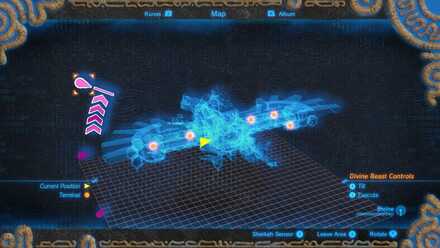 The Legend of Zelda Breath of the Wild (BotW) Tilt Vah Medoh to the Left