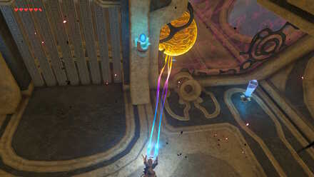 The Legend of Zelda Breath of the Wild (BotW) Use Magnesis on Metal Ball