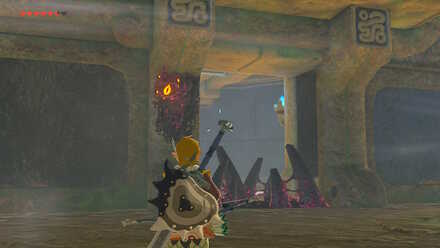 The Legend of Zelda Breath of the Wild (BotW) Malice on Doorway