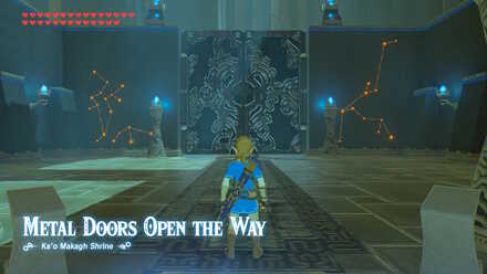 Metal Doors Open The Way Ka O Makagh Shrine The Legend Of Zelda Breath Of The Wild Youtube