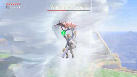 The Legend of Zelda Breath of the Wild (BotW) Windblight Ganon Two Tornadoes