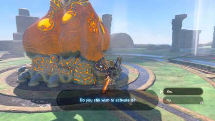 The Legend of Zelda Breath of the Wild (BotW) Activating Vah Medoh Main Control Unit