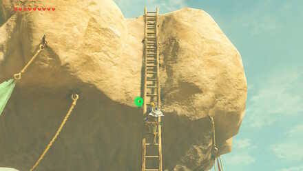 The Legend of Zelda Breath of the Wild (BotW) Climbing Kara Kara Bazaar Inn Roof