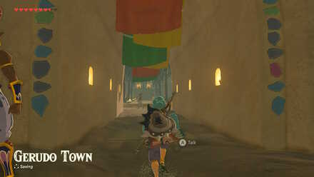 The Legend of Zelda Breath of the Wild (BotW) Entering Gerudo Town