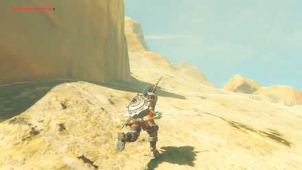 The Legend of Zelda Breath of the Wild (BotW) Climbing Up Mountain