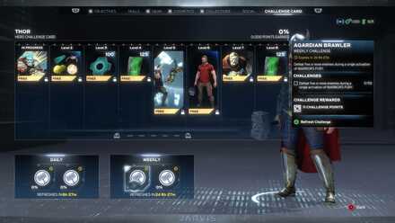 Avengers Challenge Card Challenges