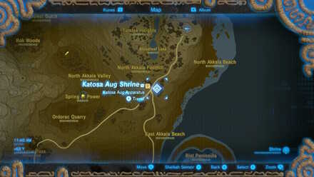 BotW - Katosa Aug Shrine Location