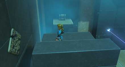 BotW - Ze Kasho Shrine - Platform Leading to a Chest