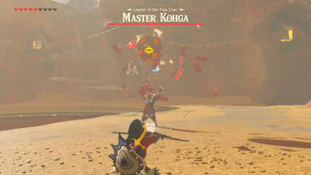 The Legend of Zelda Breath of the Wild (BotW) Master Kohga Summon rock