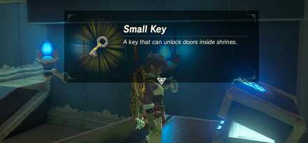 Rok Uwog Shrine (BotW) - Small Key Location