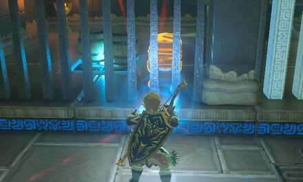 Rok Uwog Shrine (BotW) - Remove Wooden Barrels