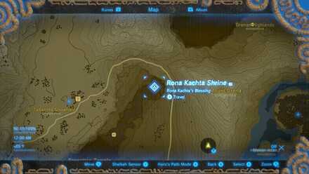 Rona Kachta Shrine Map
