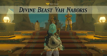 The Legend of Zelda Breath of the Wild (BotW) Divine Beast Vah Naboris Main Quest