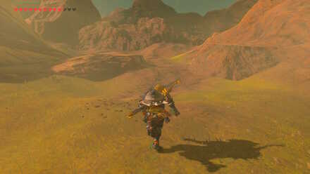 The Legend of Zelda Breath of the Wild (BotW) Going up Eldin Canyon