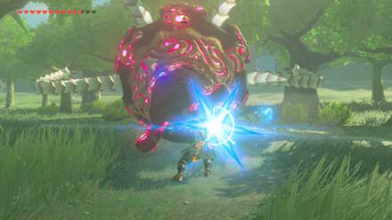 The Legend of Zelda Breath of the Wild (BotW) Defeat Guardian Stalker