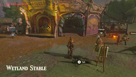 The Legend of Zelda Breath of the Wild (BotW) Pikango in Wetland Stable