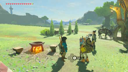 The Legend of Zelda Breath of the Wild (BotW) Pikango in Highland Stable