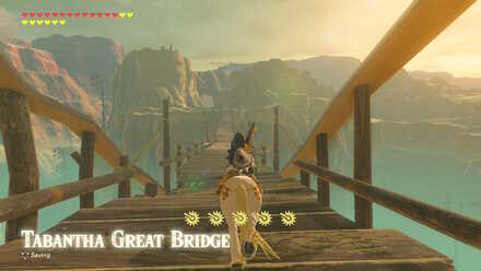 The Legend of Zelda Breath of the Wild (BotW) Tabantha Great Bridge