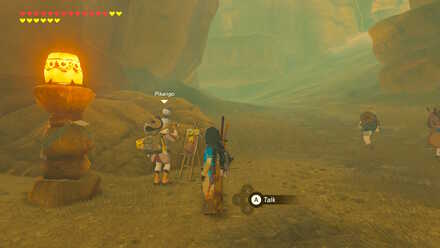 The Legend of Zelda Breath of the Wild (BotW) Pikango in Gerudo Canyon Stable