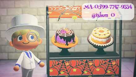 ACNH - Ai Shun - Halloween Cake